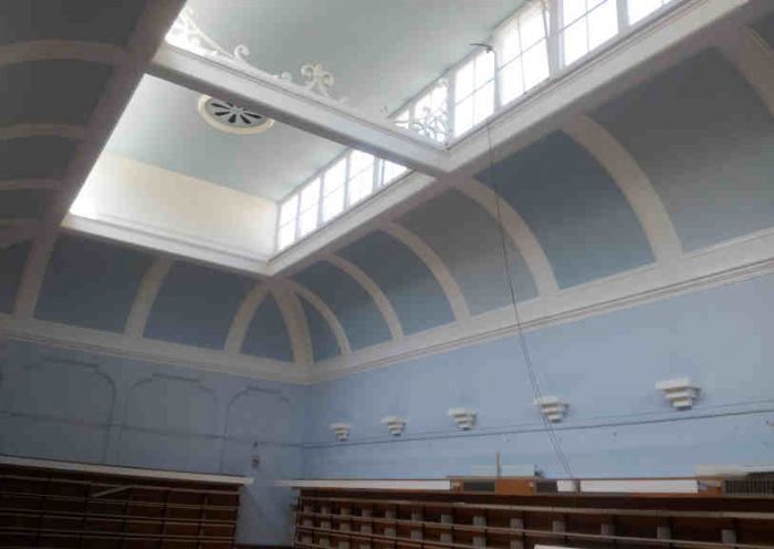 The interior of the Penzance Free Library (photo: Linda Camidge)